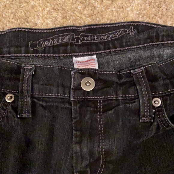 NOBO No Boundaries black juniors jeans size 7 Petite - Picture 6 of 13